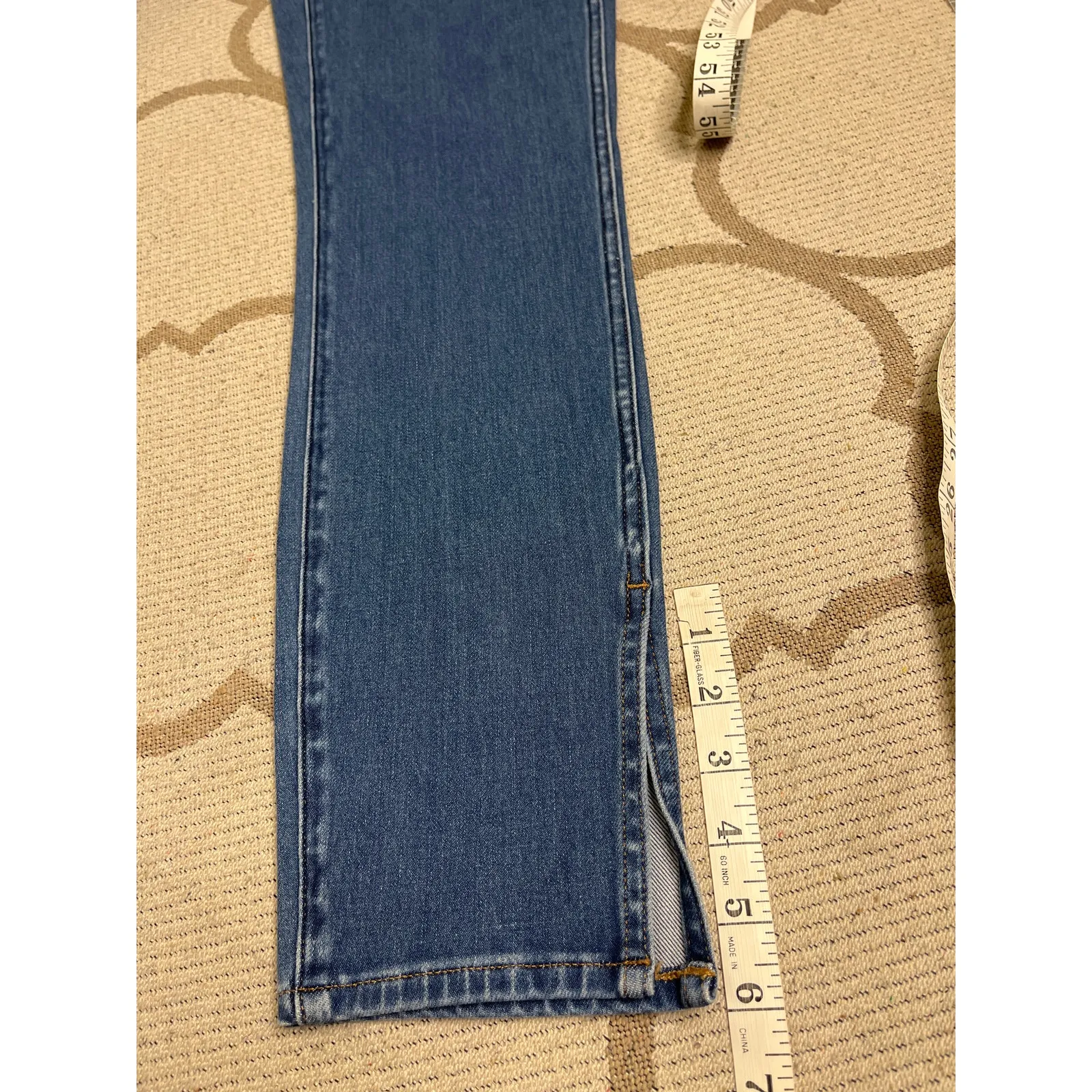 Madewell 11" High-Rise Roadtripper Skinny Jeans: Slit-Hem, dm2475, size 26 - Image 12