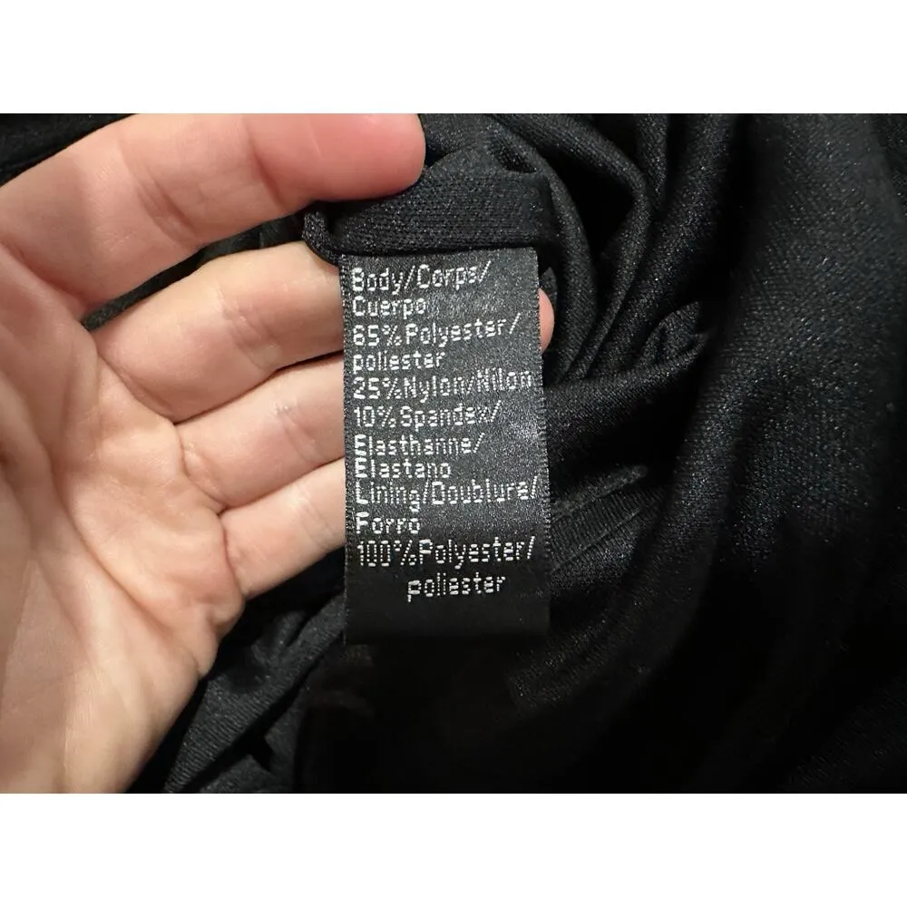 JS Boutique Black Lace and Sequin Sleeveless Maxi Dress US 14 Deadstock NEW - Image 8