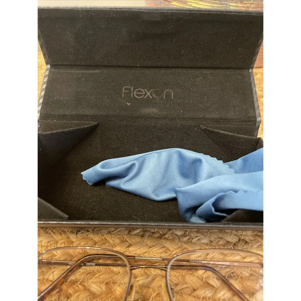 Flexon 606 Coffee Eyeglass Frame - Image 3