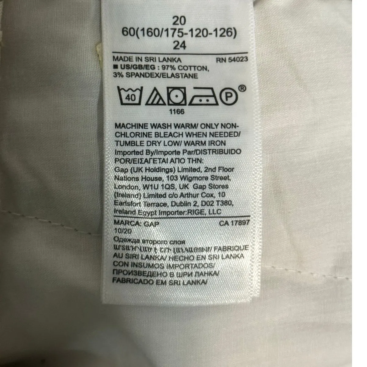 Gap · Size 20 · Olive Green · Army Style · Canvas Utility Shorts · 5" Inseam - Image 5