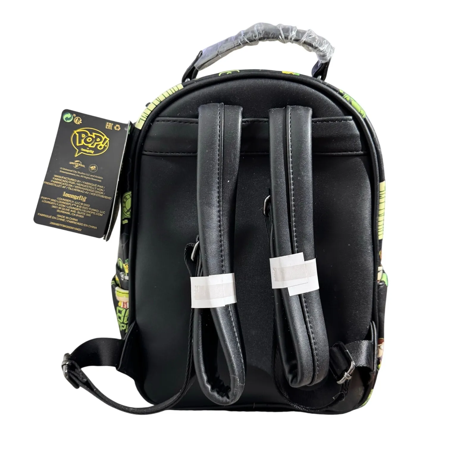 Lounge Fly  Back To The Future Plutonium GITD Plastic Empire NWT Mini Backpack - Image 3