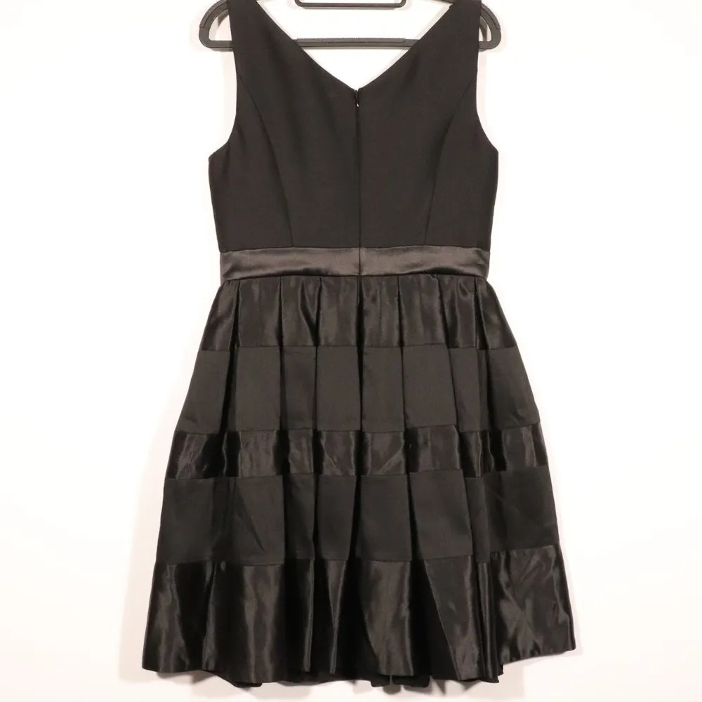 NWT Halston Heritage Black Patterned Dress Size 6 - Image 2