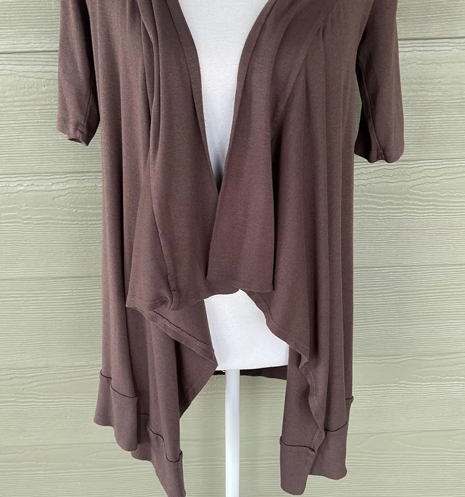 Splendid Open Front Short Sleeve Knit Cardigan - Image 3