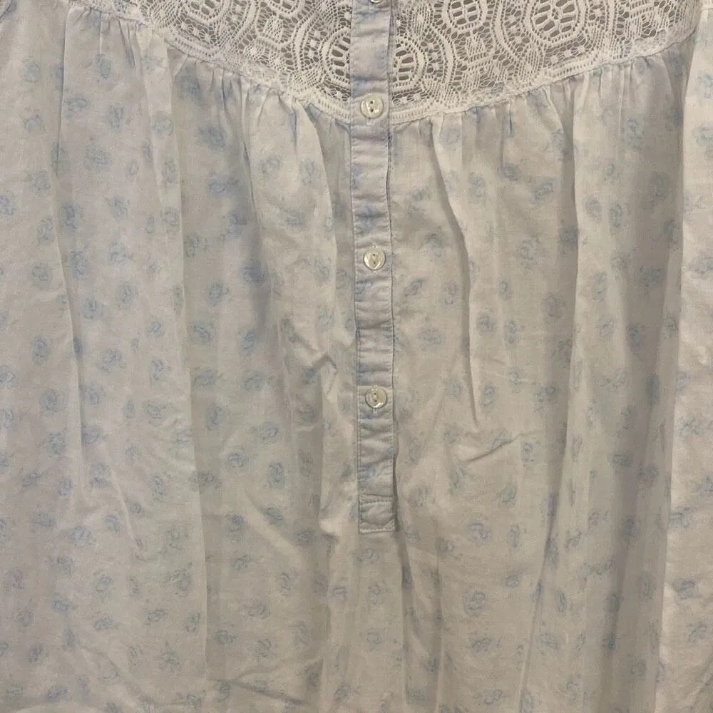 Eileen West classic nightgown size small White - Image 4