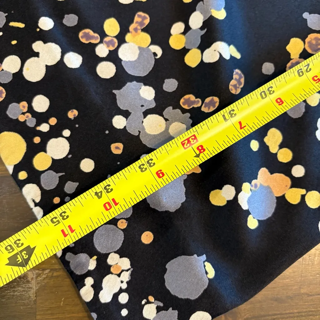 Diane Von Furstenberg Brygid Night Sky Ombré Dress 12 Silk Gradient Splatter - Image 6