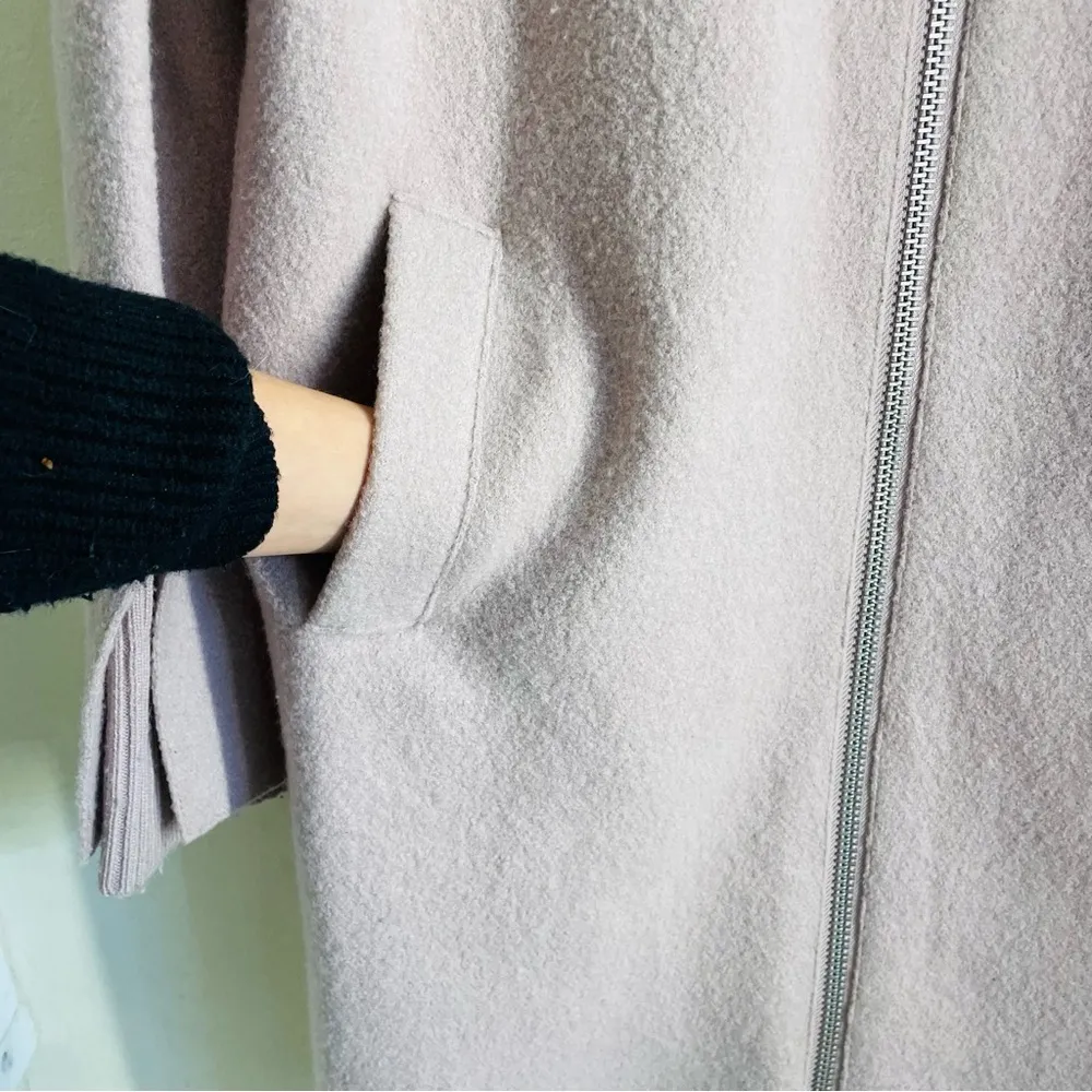 LINE The Label Wool Coat Light Purple size XS Pink - Image 11