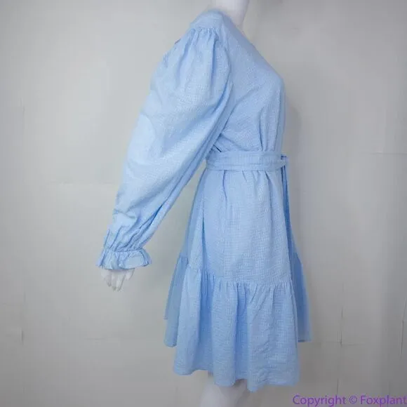 NEW Eloquii Baby Blue Textured Cotton‎ Easy Day Dress, size 16 - Image 9