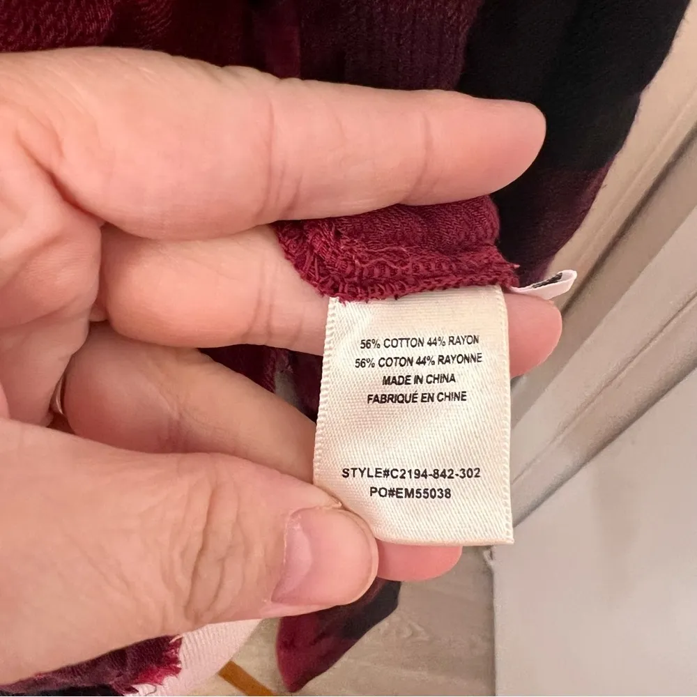 Cloth & Stone  Flannel Raw Hem - Image 6