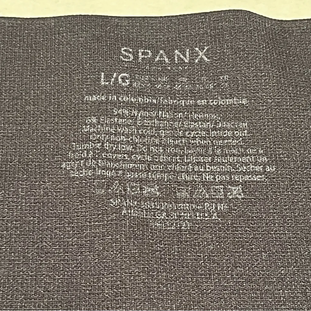 SPANX Look At Me Now Womens Size Large Green Camouflage Camo Seamless Leggings‎ - Image 3