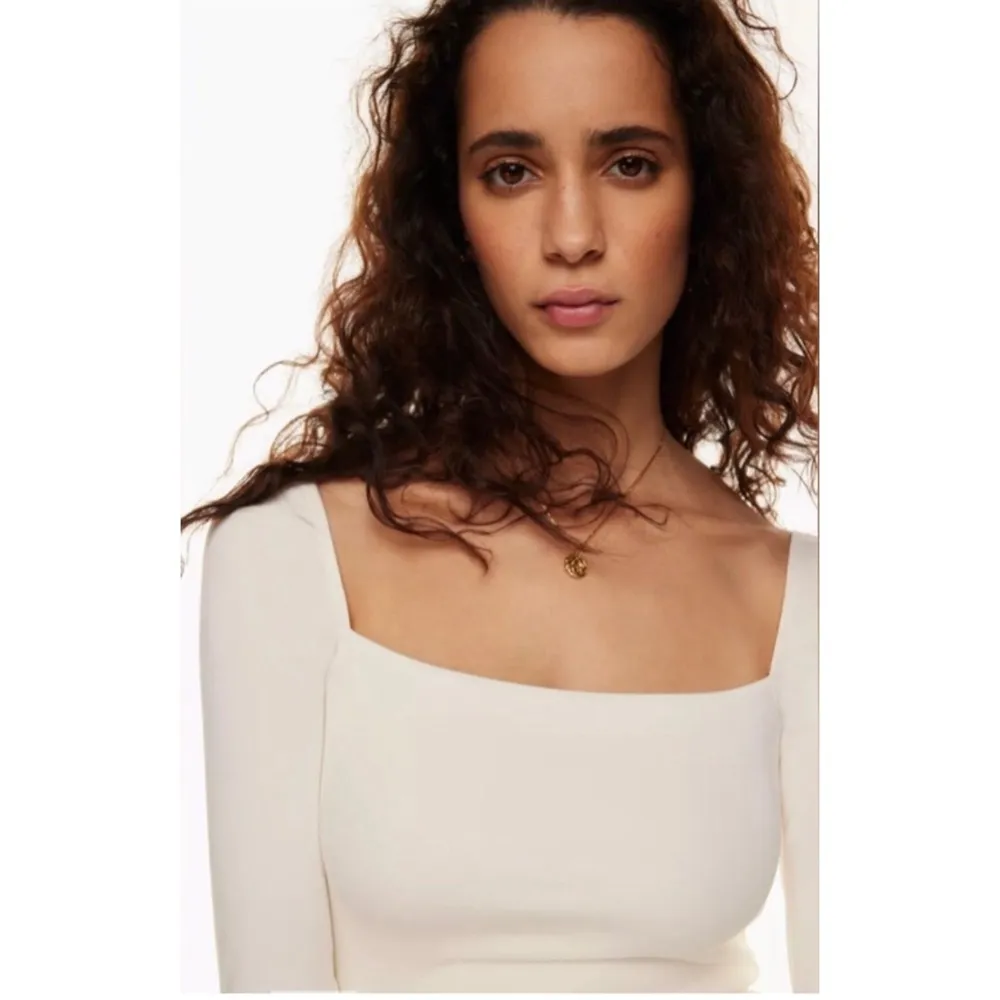 NWT ARITZIA WILFRED Saturn Long Sleeve Wrap Midi Dress in Frozen Grey Si… - Image 4