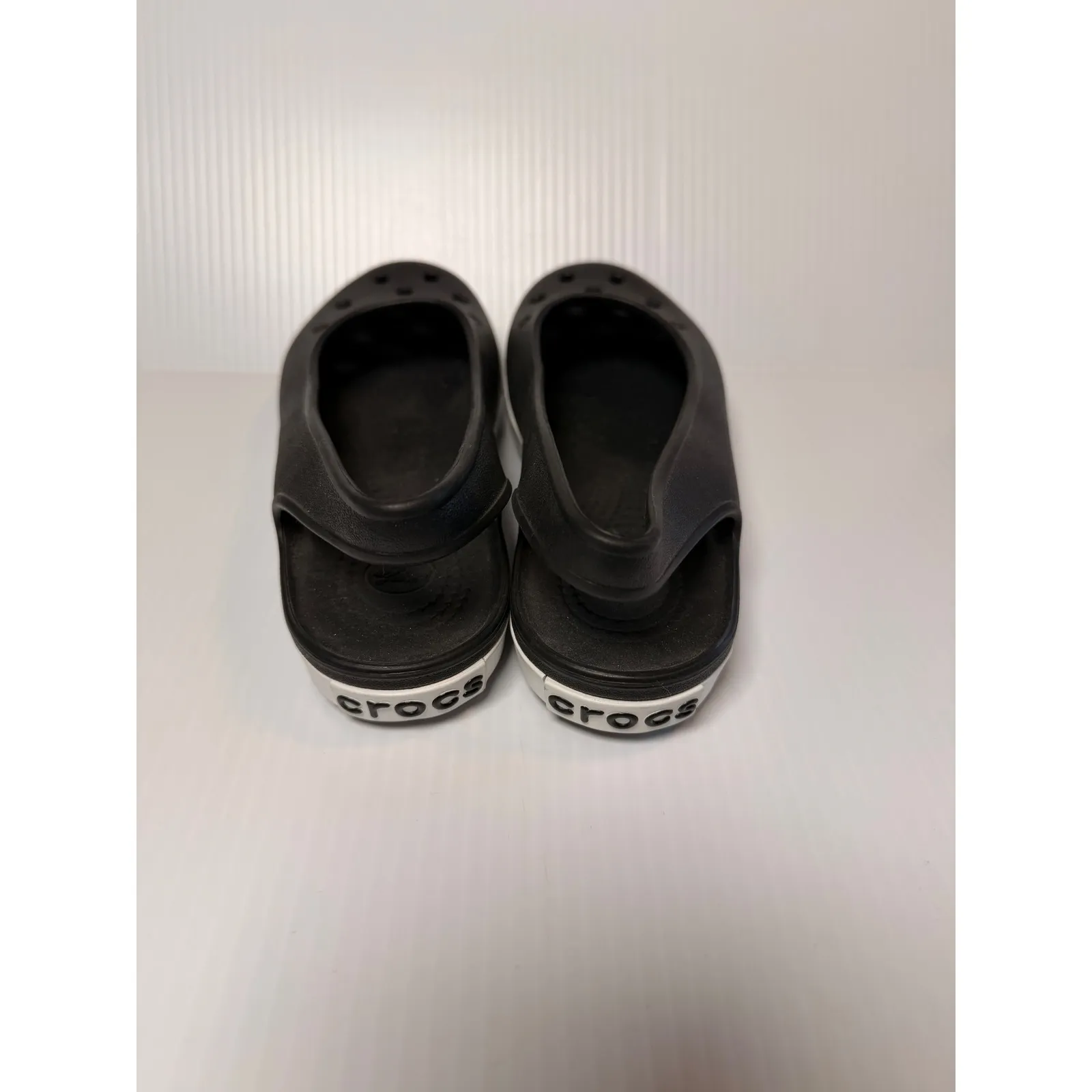 Crocs Kadee II Ballet Flats Women Black Slingback Comfort Shoes Size 7 - Image 3