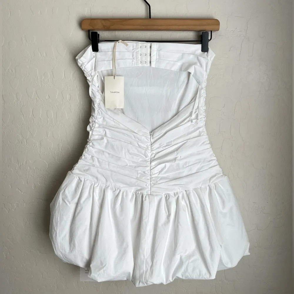 Tularosa x Ella Rose Jess Strapless Bubble Skirt Mini Dress White NEW NWT Small - Image 5