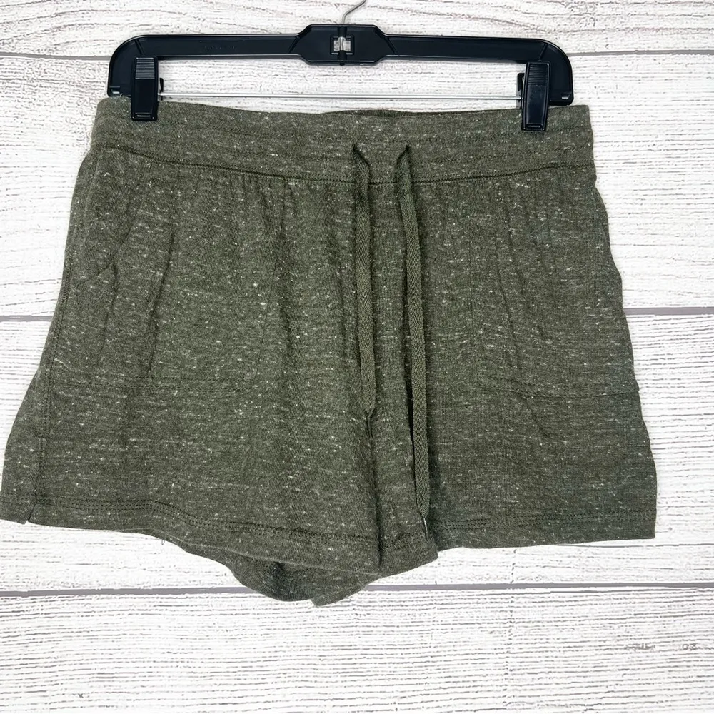 Athletic Works Heather Green Essential Athleisure Gym Shorts Women's Size Medium - Image 2
