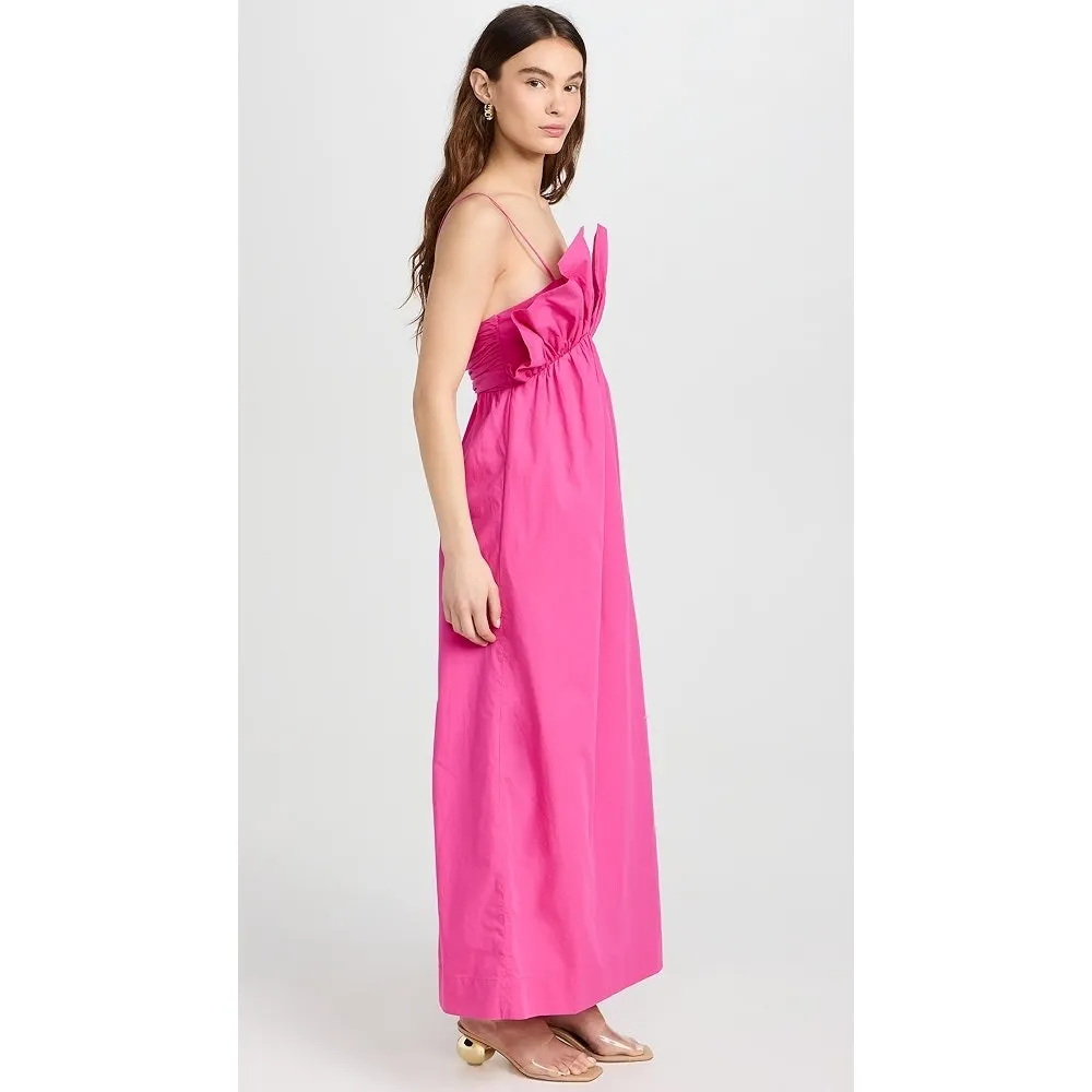 Mara Hoffman Raquel Dress size 8 Organic Cotton Maxi hot pink - Image 3