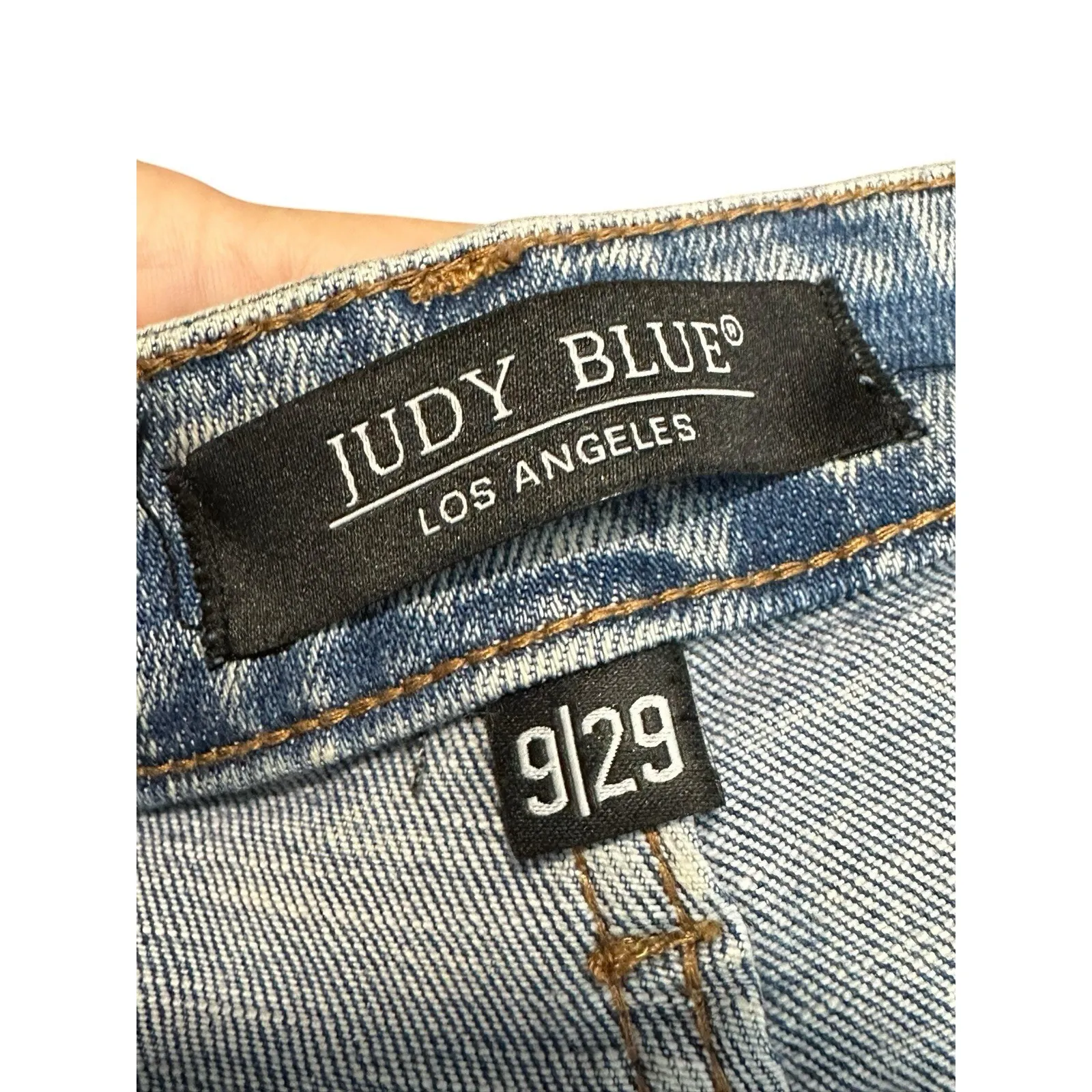 Judy Blue Jeans Womens 9/29 Blue Acid Wash 90's Skinny Fit Stretch Denim #Op4-4‎ - Image 5