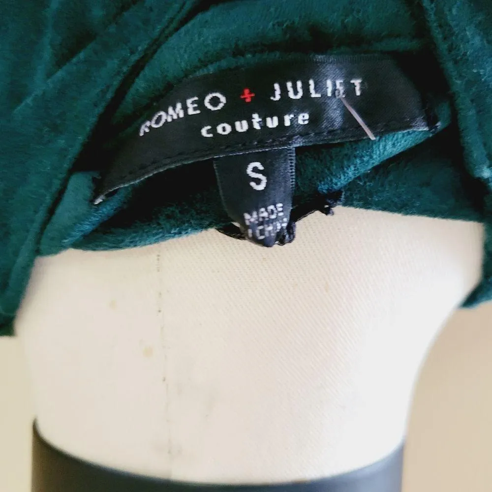 Romeo & Juliette Couture Green vest size small - Image 5