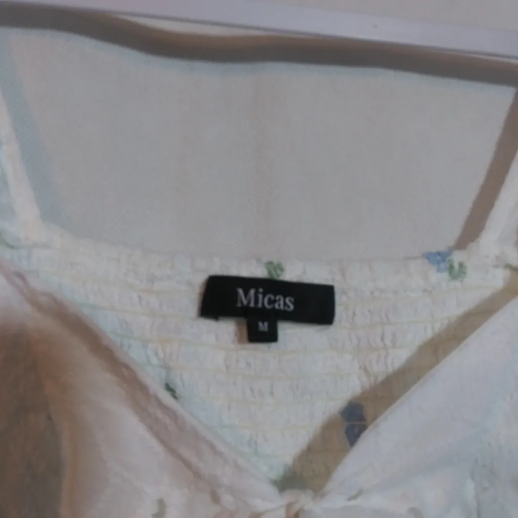 Rhythm Corduroy Mocha Brown Tan Button Down Mini Boho Skirt Size 2 Size M - Image 2