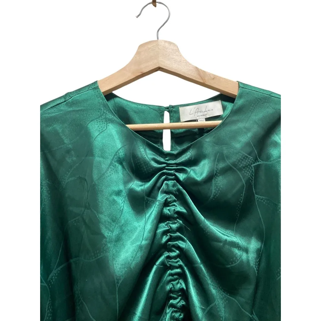L’Academie Waylon Blouse Green Size L Revolve - Image 8