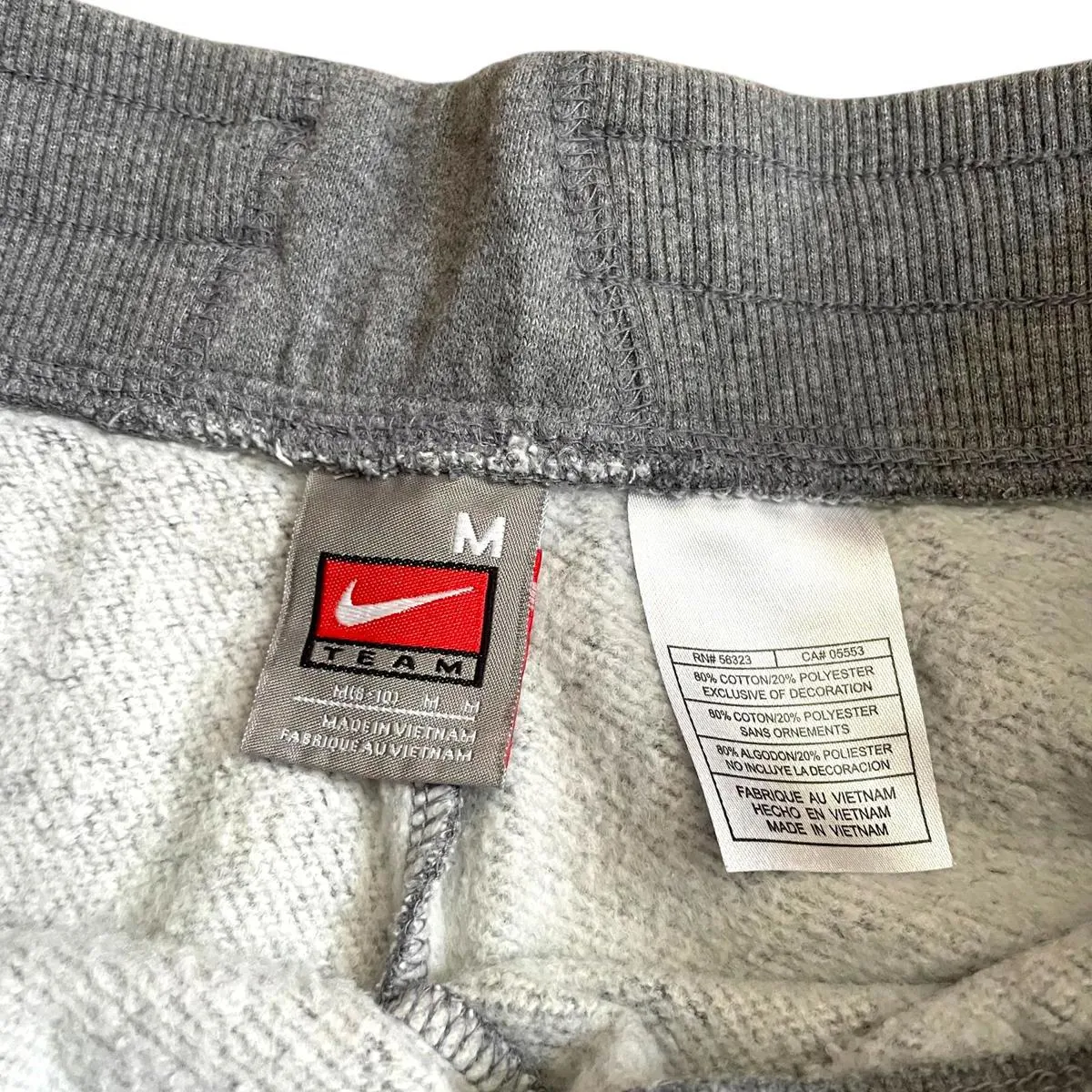 Vintage Team Nike ASU Shorts Arizona State Sun Devils Fleece Cut Off Size Medium - Image 3