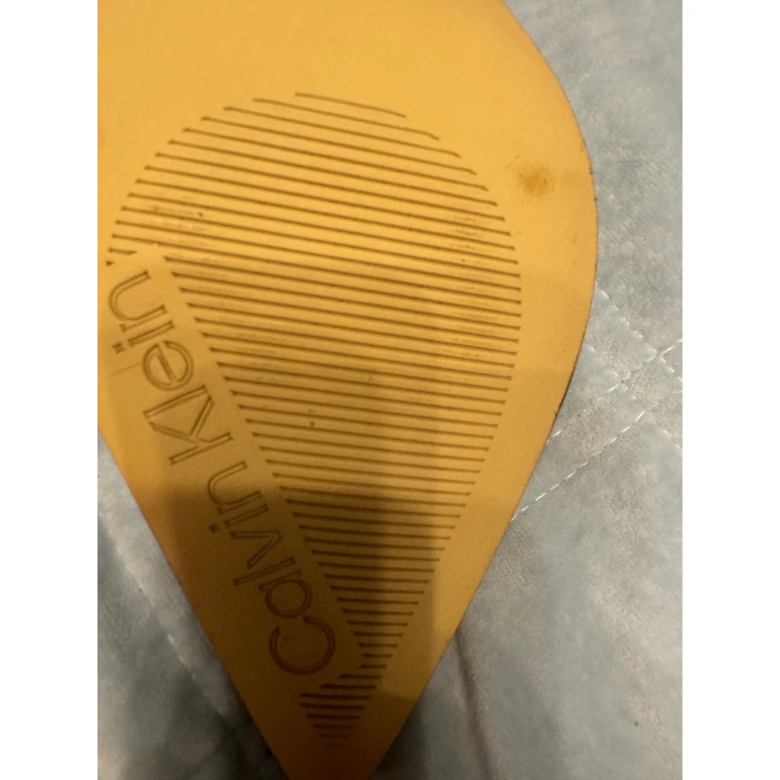 Calvin Klein Black Leather Slingback Pointed Toe Stiletto Heels Size 10M - Image 4