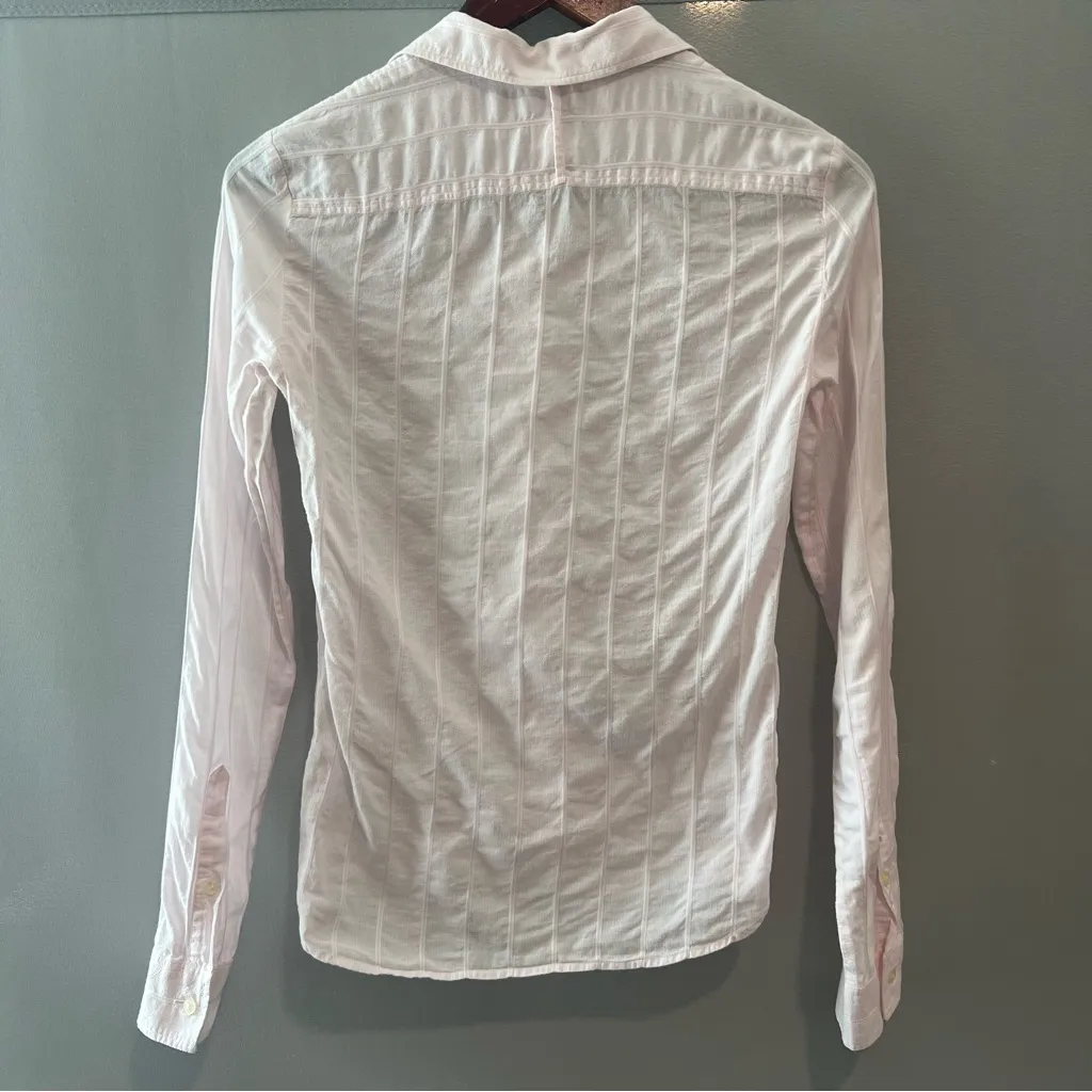 Lacoste Women’s Light Pink Button Down Shirt - Image 2