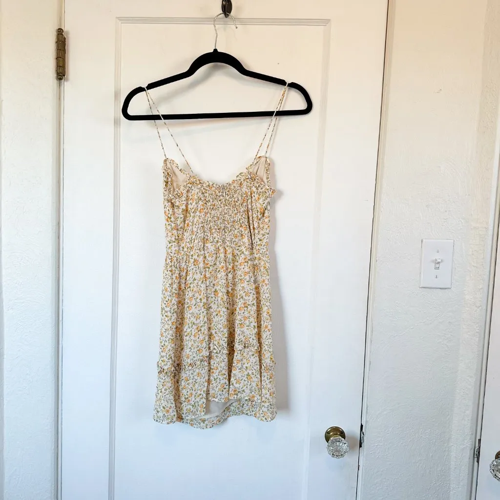 Reformation | Marin Floral Mini‎ Summer Sundress in Lima Yellow - Image 5