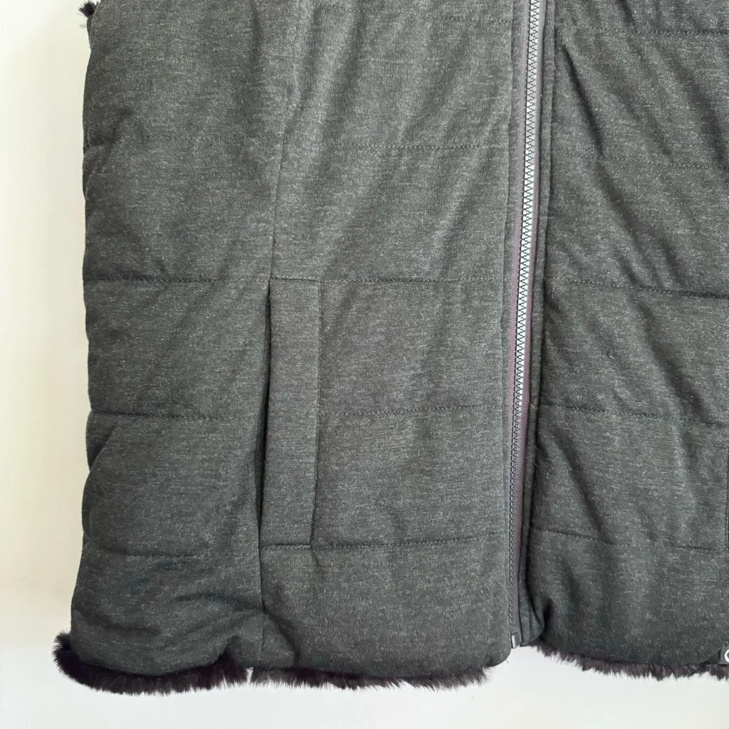 Be Boundless Reversible Thermo Lock Quilted ‎ Nylon Rain/Wind Proof Vest Size L Black Size L - Image 10