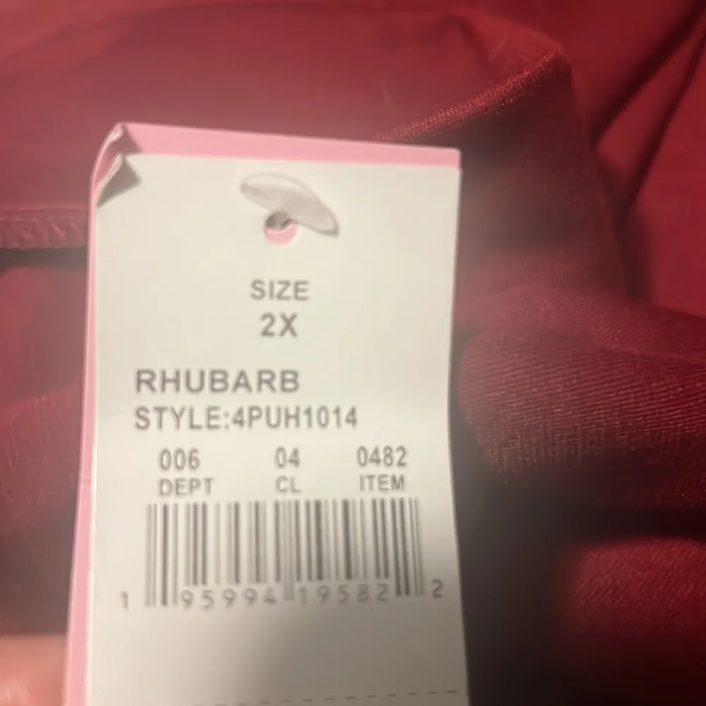 - Women's Pull-on Harvard Skirt, Size 2X Rhubarb Color, NWT, - Image 5