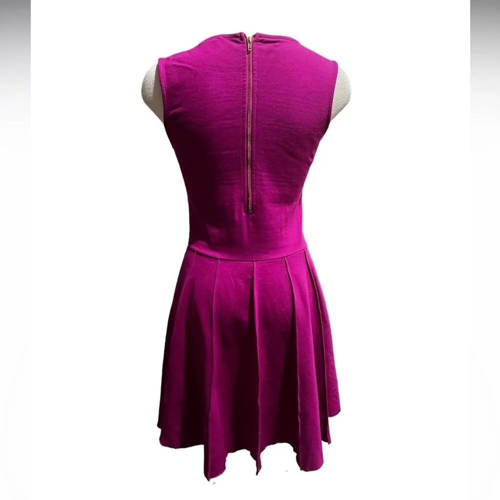 Parker Lacey Dress in Violet/ Magenta Size M - Image 9