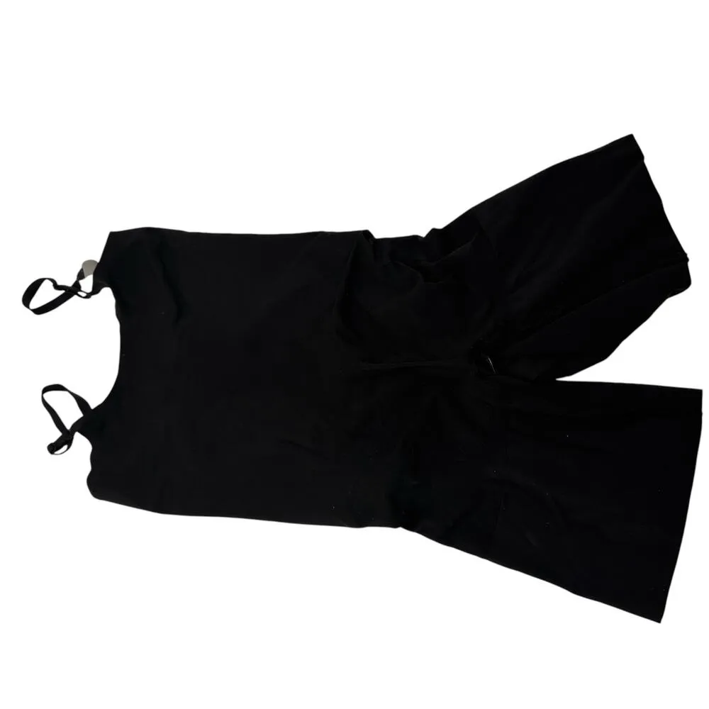 Spanx  Open Bust Mid-Thigh Black Bodysuit - Image 4