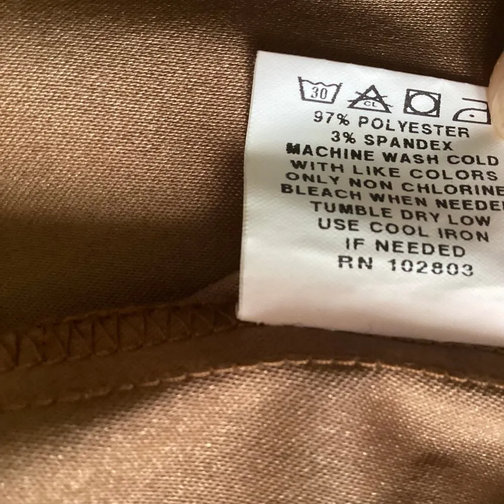 Briggs Vegan Suede Jacket Brown Size M - Image 7