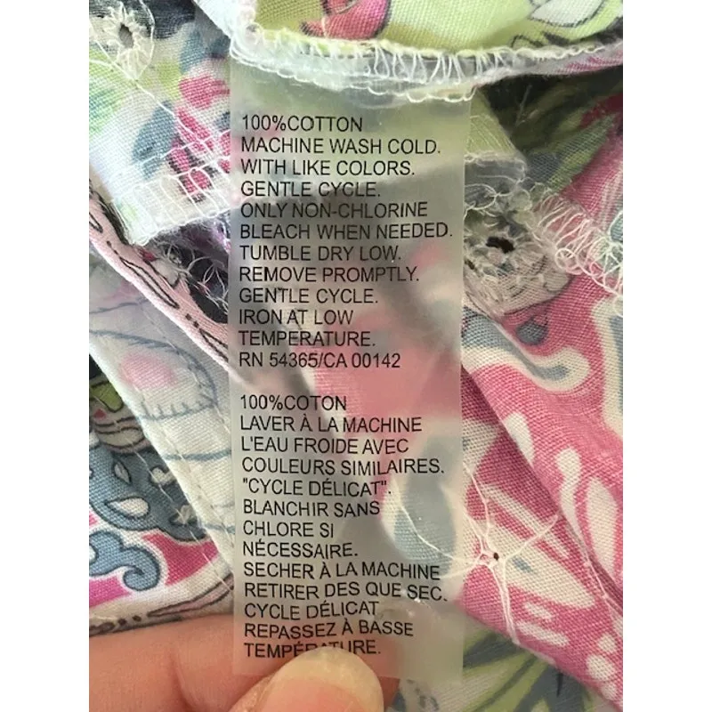 Allison Daley Petite Button-Up Blouse – Floral Patchwork – Size 14P - Image 6