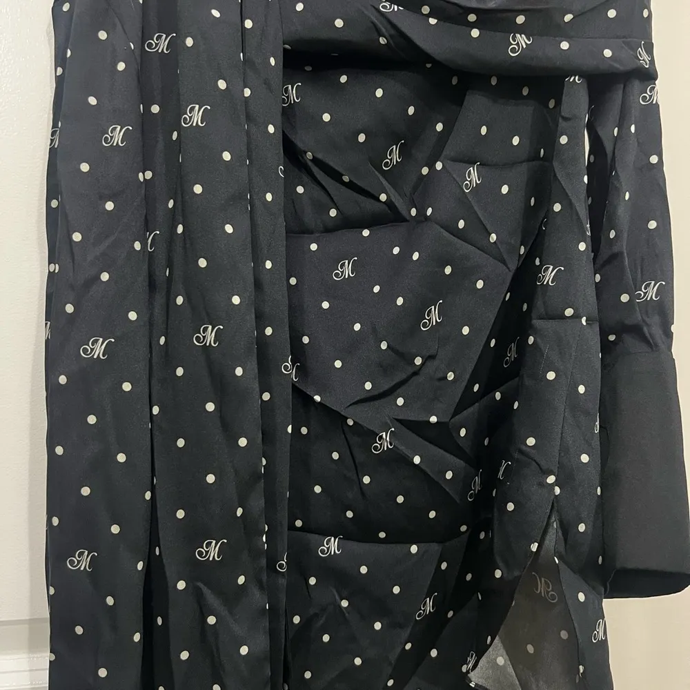 Monse Blue M Dot Drape Scarf Top Size 4 US $1,045 - Image 3