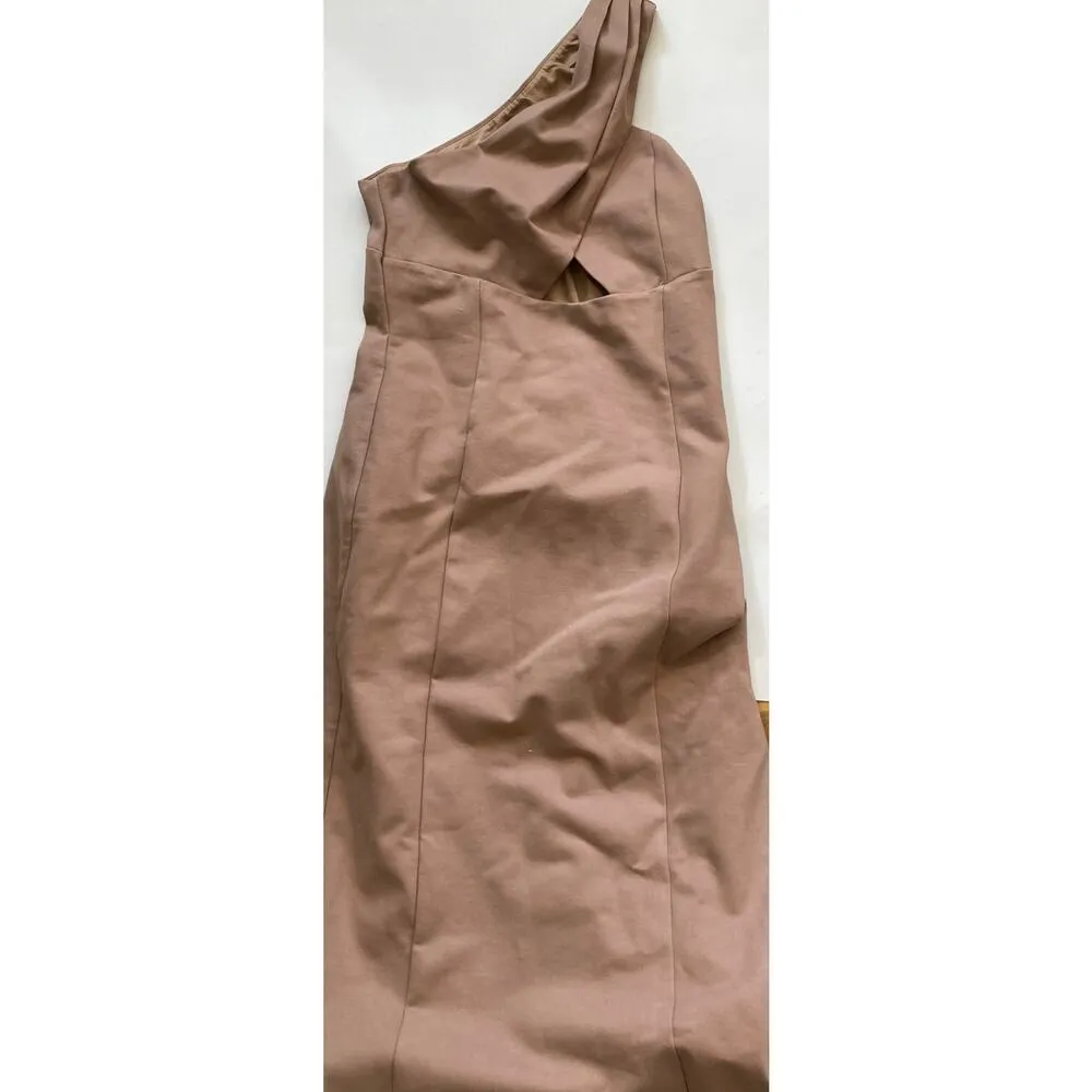 Lovers + Friends Stacy Maxi Dress Gown Mauve Nude Size XS - Image 8