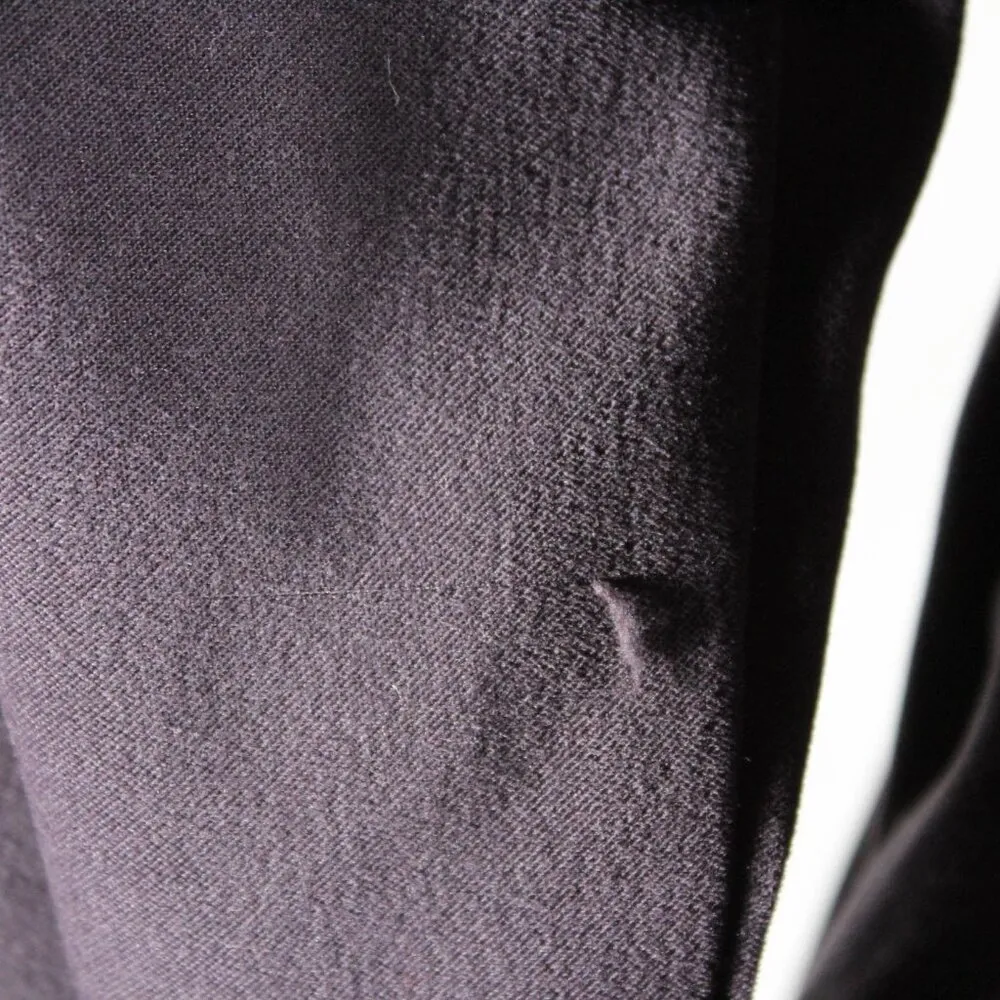 Vintage 1990s Bill Blass Amethyst Purple Jewel Tone Sueded Like Button D… - Image 7