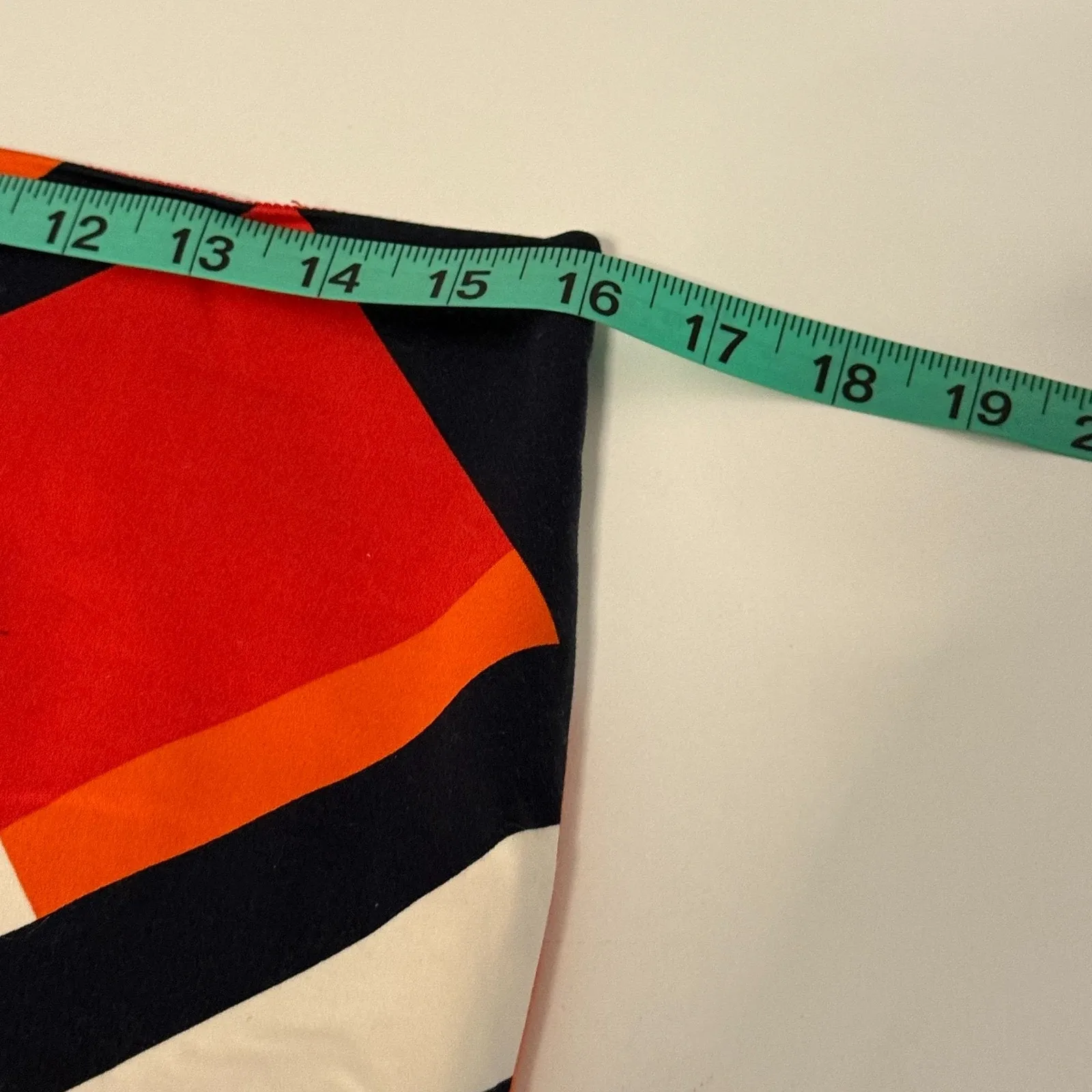 Ann‎ Taylor Geometric Print Pencil Skirt Size 8 Flat Front Career Indie Eclectic - Image 6