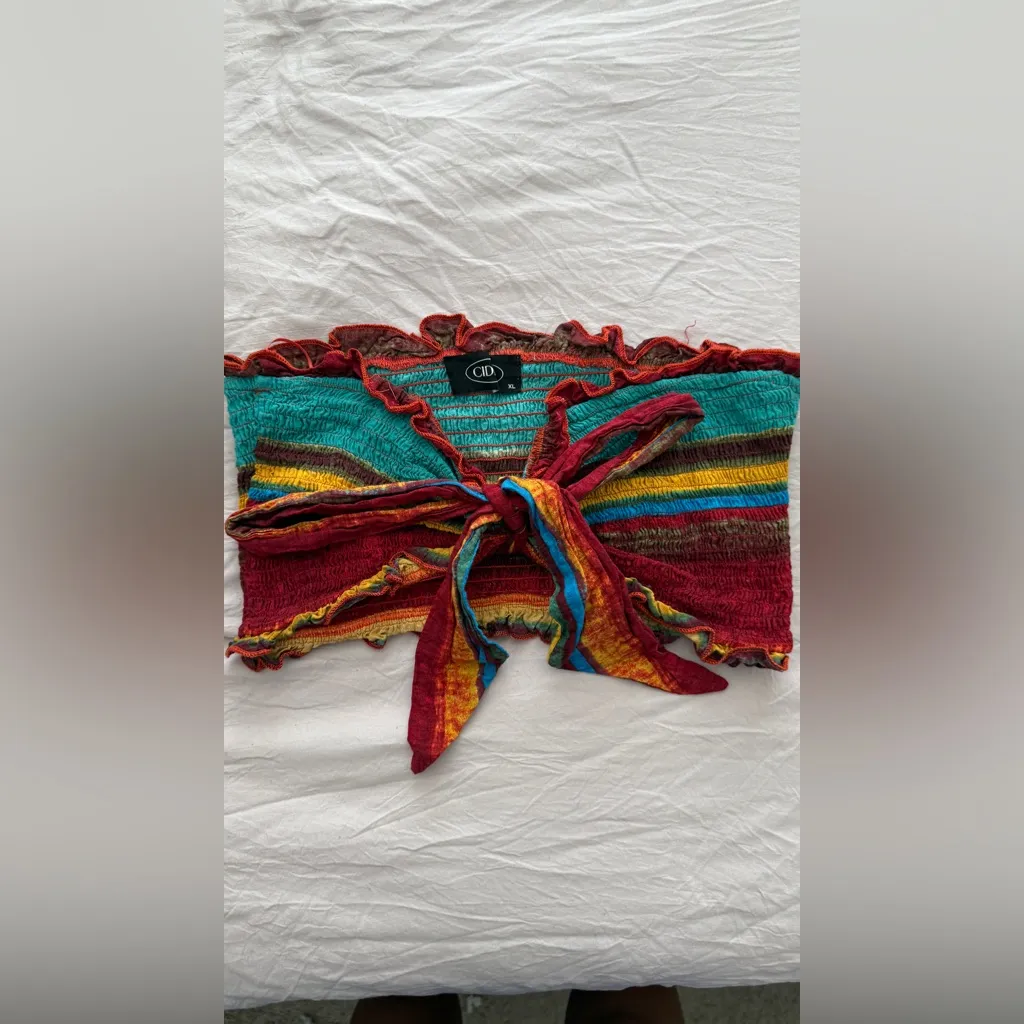 Vibrant Tube Top Matching Set - Image 3