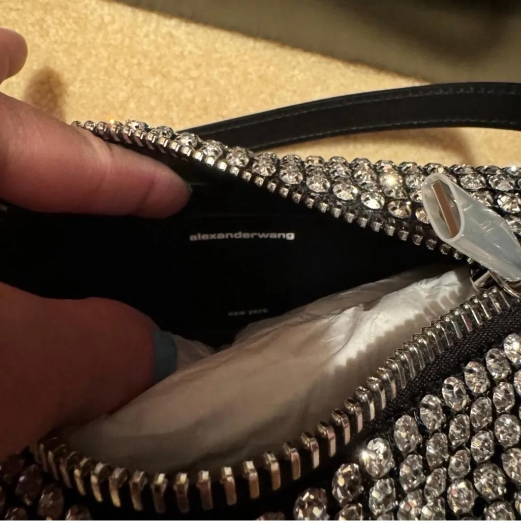 Alexander Wang heiress pouch in crystal mesh - Image 4