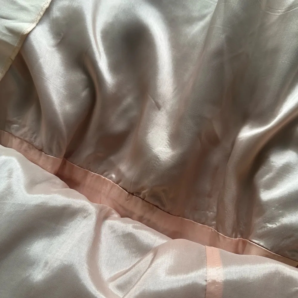 Adrianna Papell Intricate Beading Mesh Netting Overlay Lace Cocktail Dress 4 - Image 5