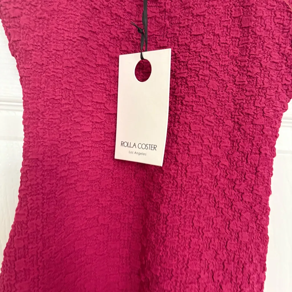 Rolla Coster Pink Textured Halter Dress Size‎ Medium - Image 6