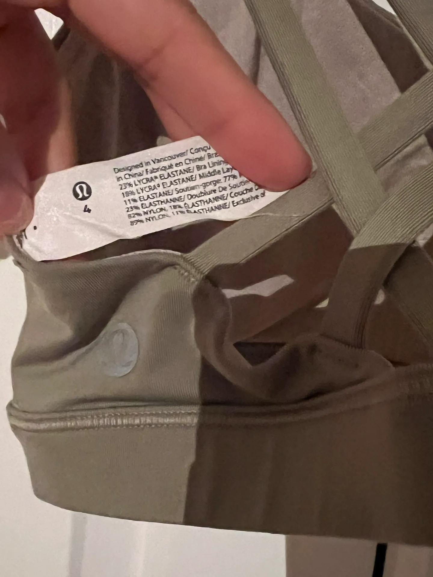 Olive green sports bra - Image 6