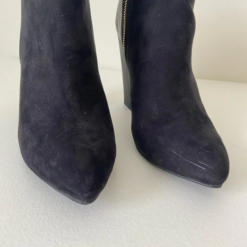 Mossimo women’s‎ double zip heeled boots — size 8.5 Black - Image 2