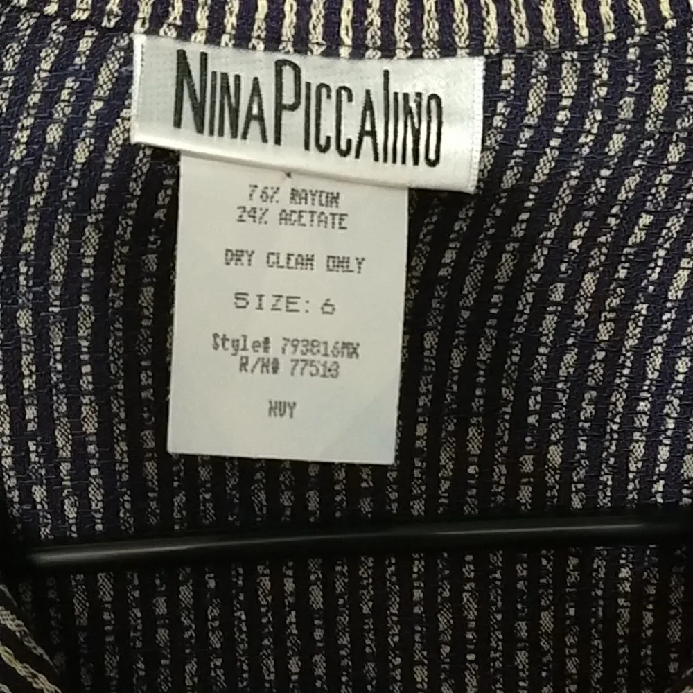 Nina Piccalino vintage autumn blazer sz 6 (517 - Image 4