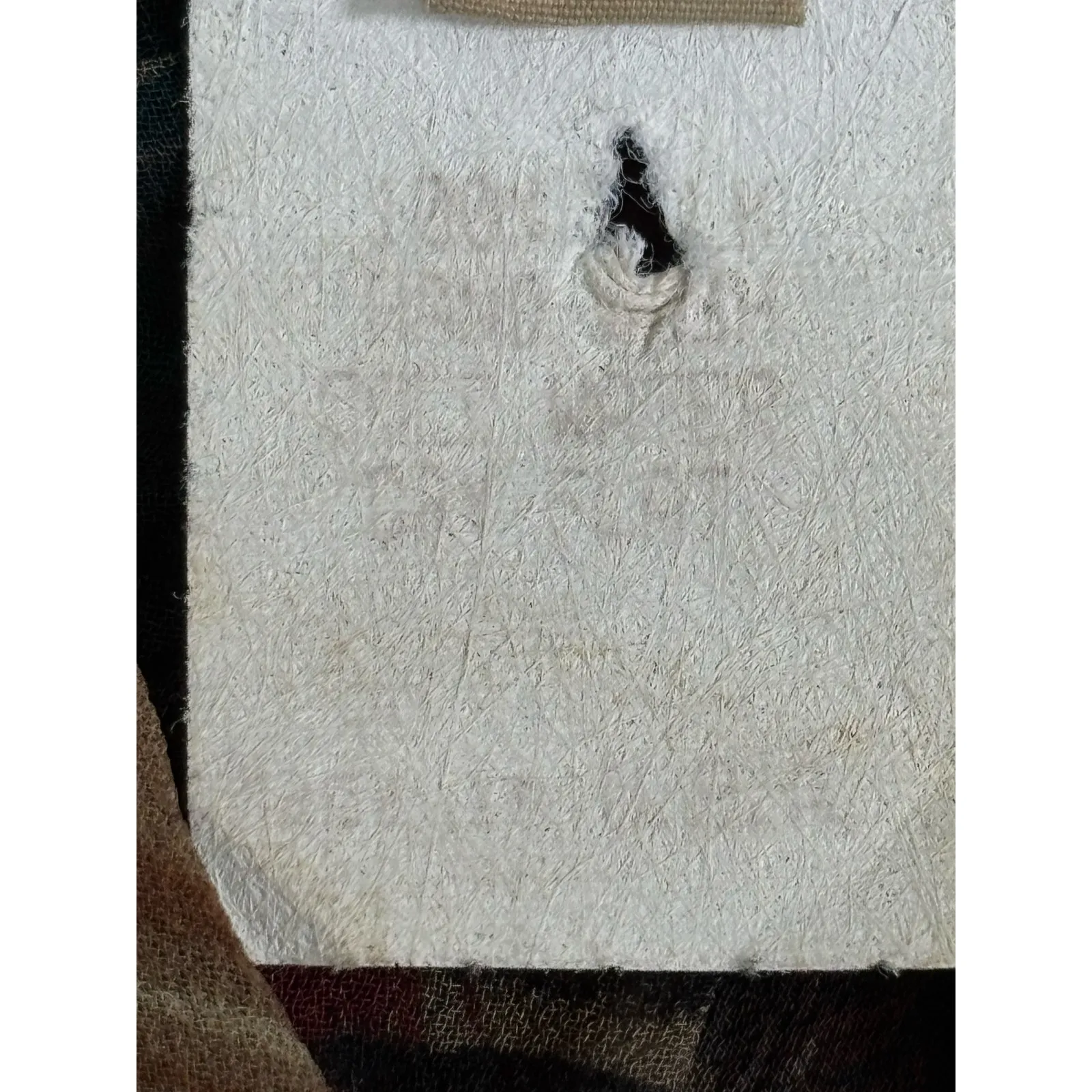 Vintage 90s Citron Santa Monica Top Silk Tropical Scenic Semi Sheer Shirt Medium Tan - Image 8