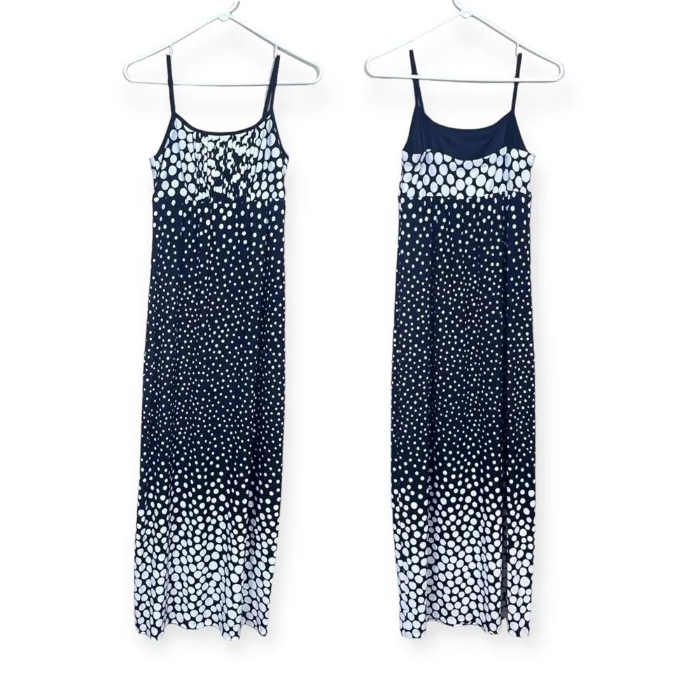 EnFocus Studio Maxi Dresses Size 4 Black White Polka Dot Cocktail Casual - Image 10
