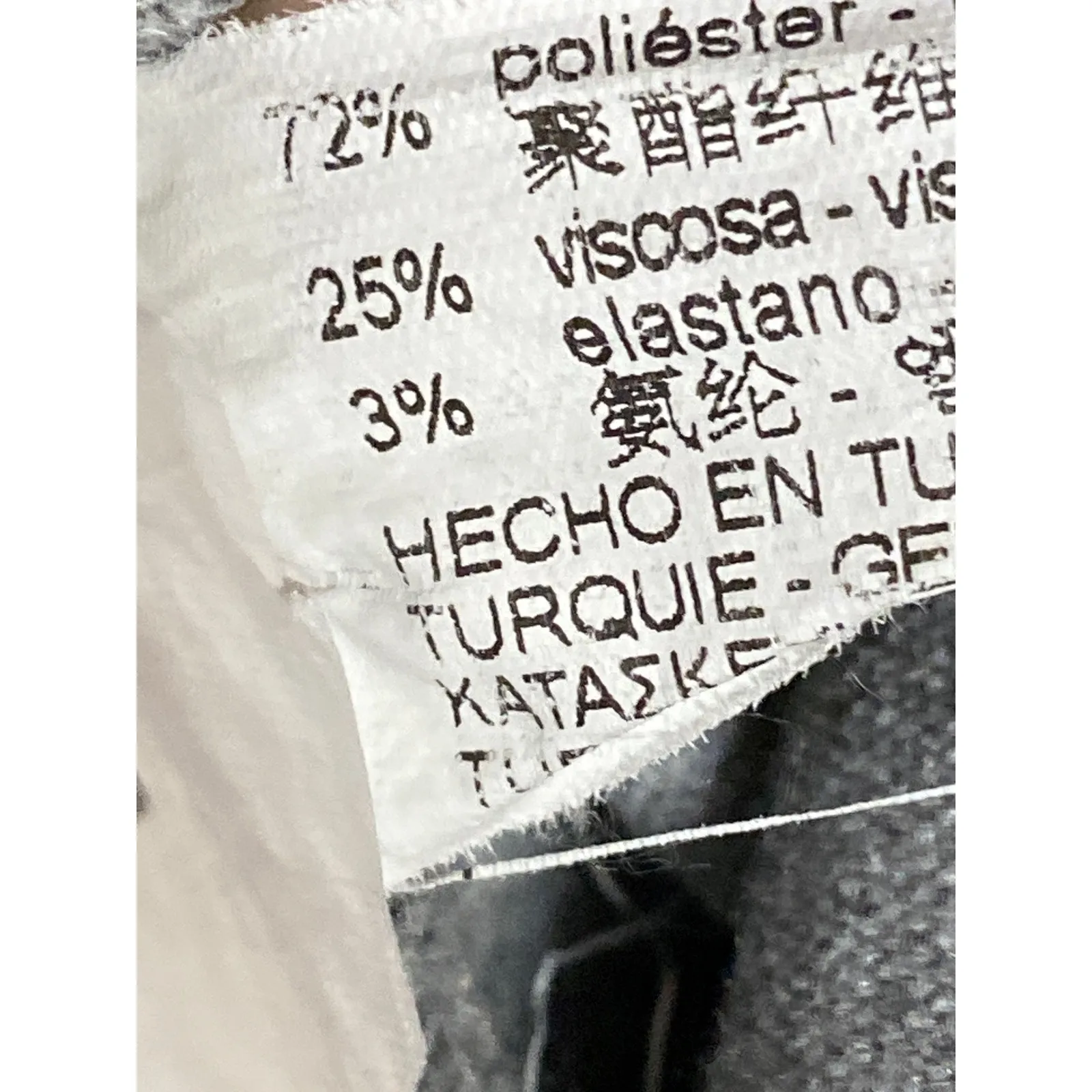 Zara Women's Gray Collared Long Sleeve Pockets Button Down Shirt Coat Jacket S - Image 4