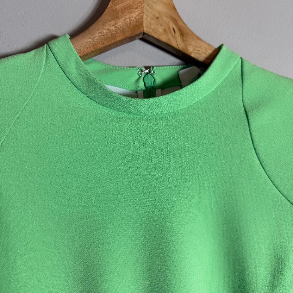 A.L.C. Cady Jane Long Sleeve Asymmetrical Mini Dress Womens 0 Green Cocktail NWT - Image 9