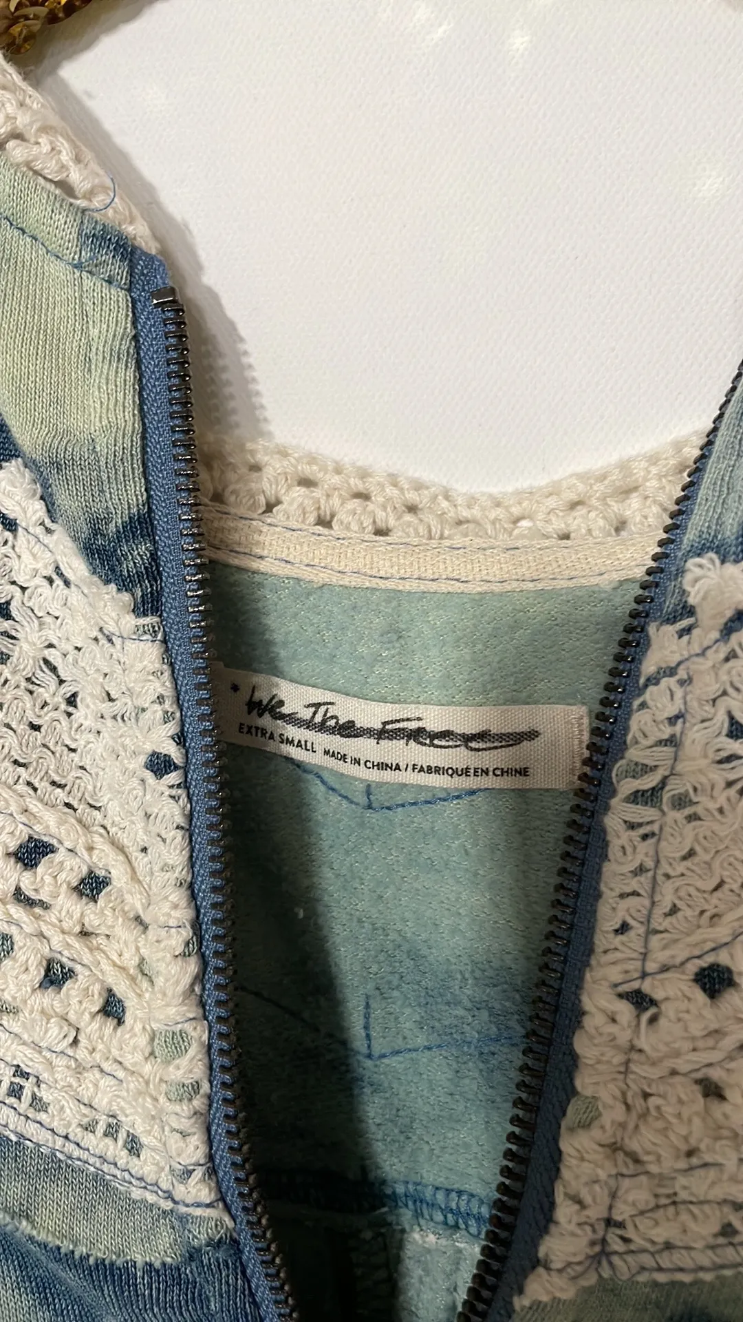 We The Free True Blue Crochet Jacket - Image 8