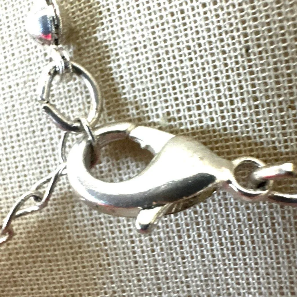 Kenneth Cole Enamel Purple & Pink Teardrop Pendant Necklace - Image 5