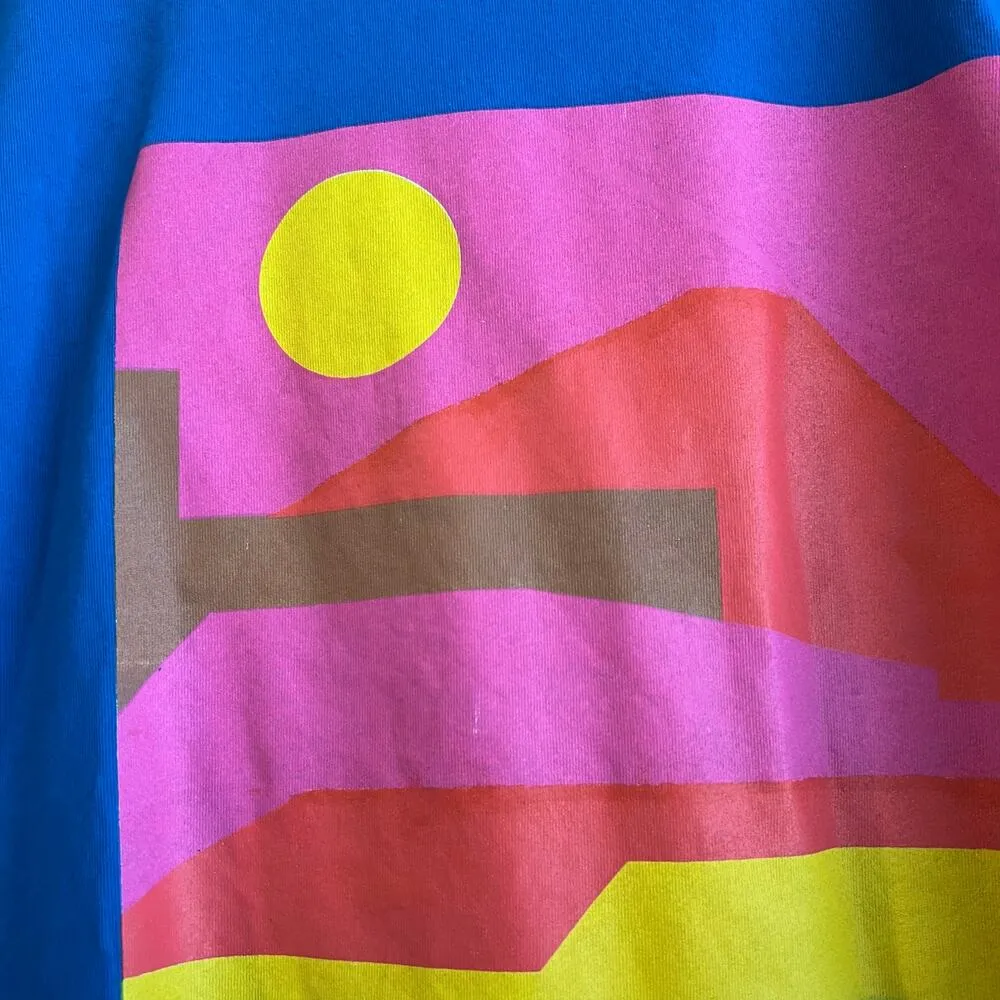 Topo Designs Colorado Bright Colored Graphic Short Sleeve Tee Size Unisex XL - Image 3